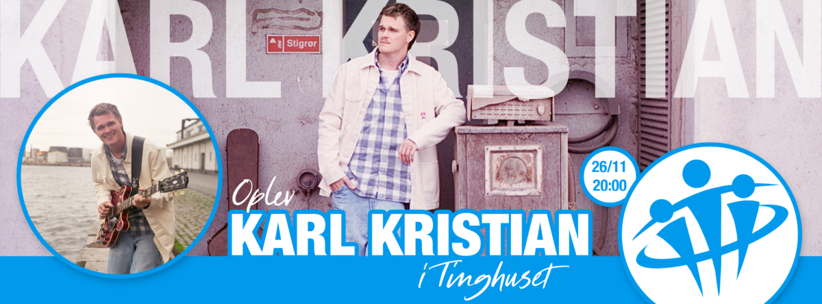 Koncert med Karl Kristian i Tinghuset i Ulfborg