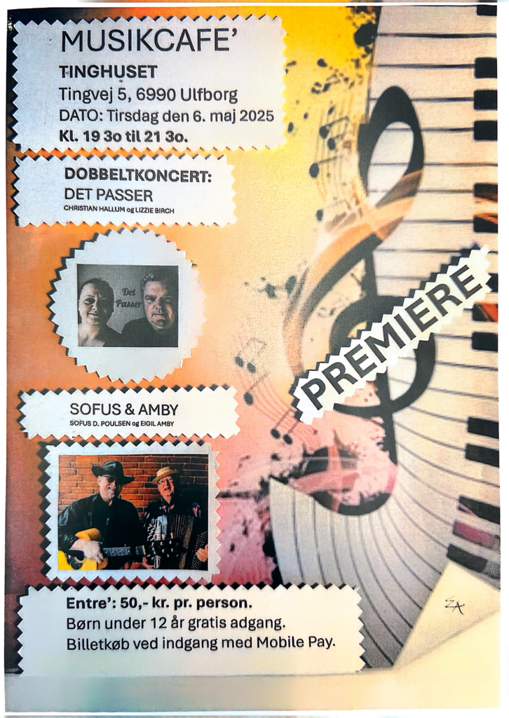 musikcafé plakat
